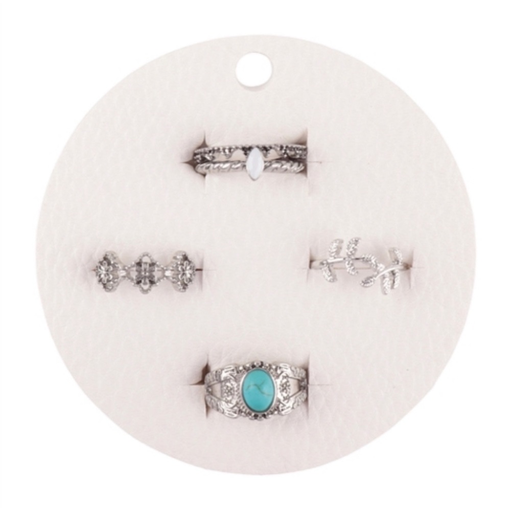 1 LEFT! 4pc Ring Set - Picture 2 of 2